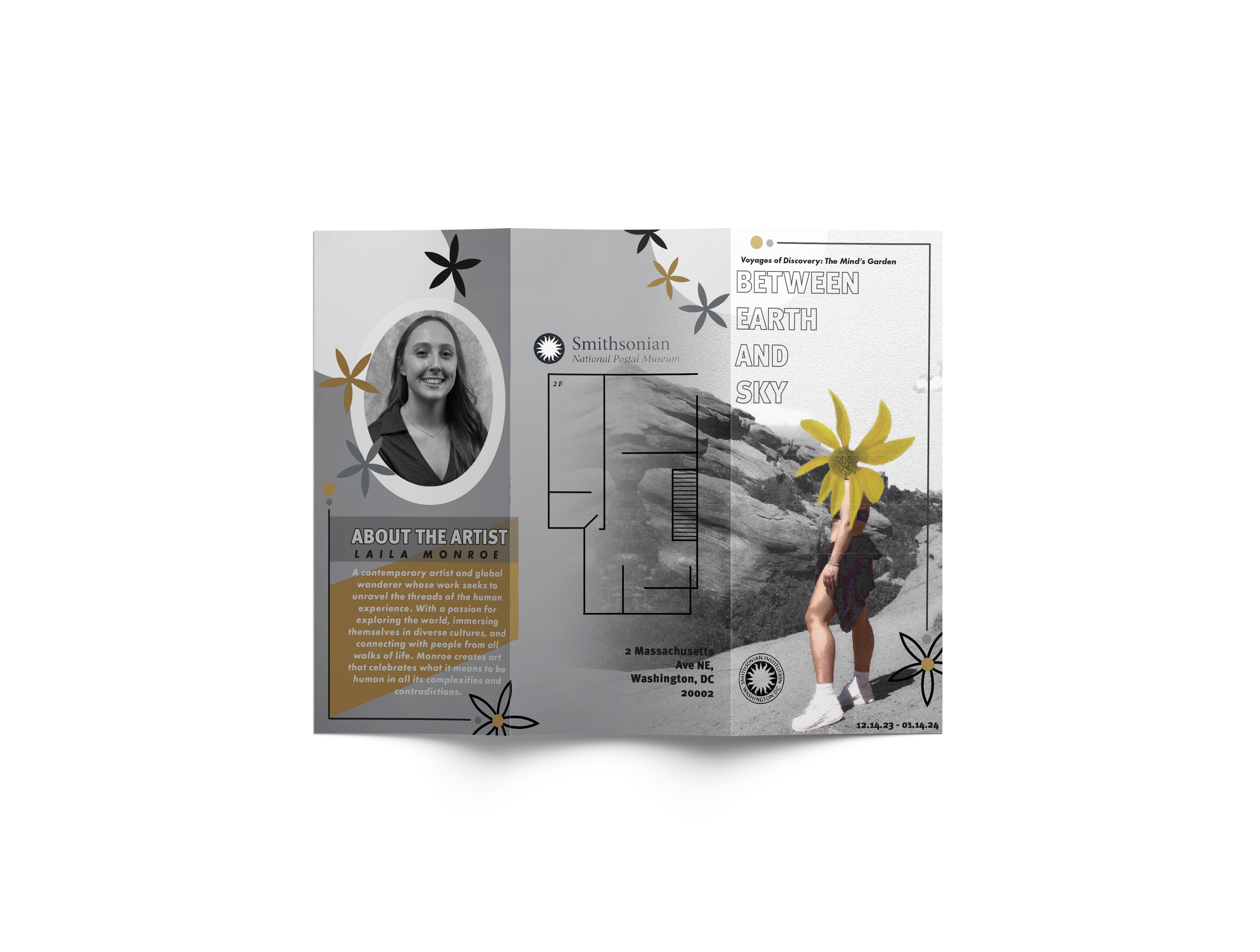 Smithsonian brochure outside spread