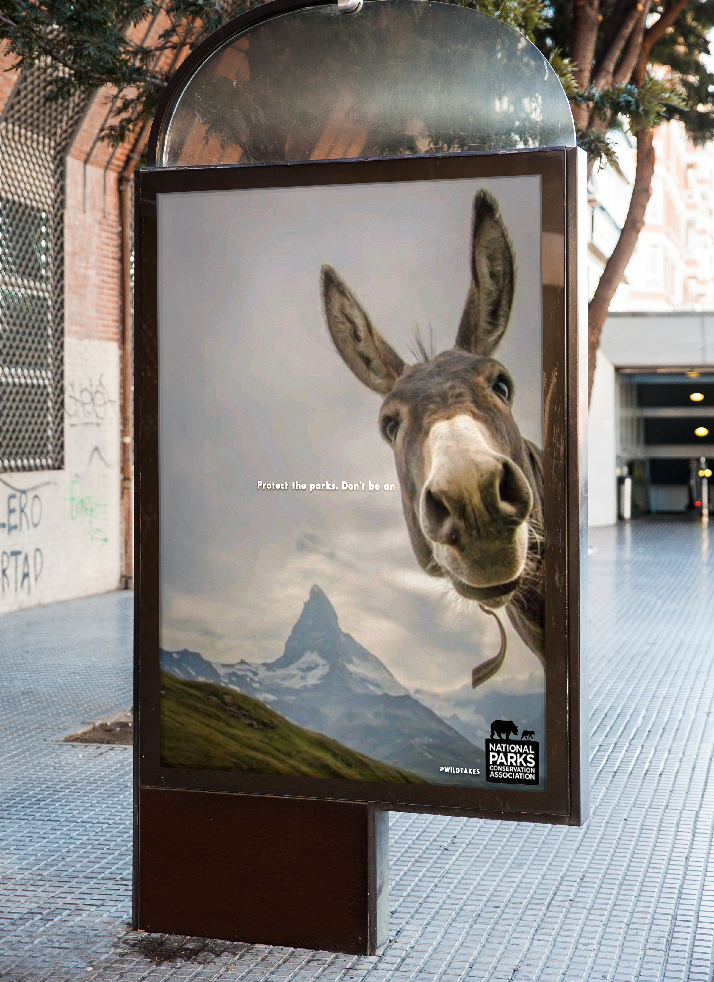 Wild Takes print ad