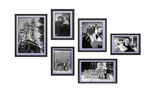 Picture frame wall